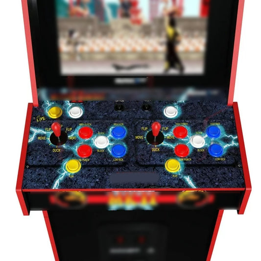 Arcade1up "Mortal Kombat 2 Deluxe" deck protector overlay - acrylic protective panel