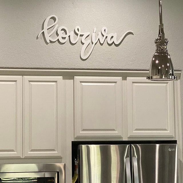 kouziva (kitchen) Custom Greek words for kitchen decor (wood)