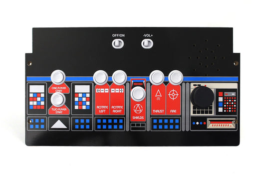 Arcade1up "Asteroids Deluxe" deck protector overlay - For the Arcade1up original  "Asteroids Deluxe" (wave 1) deck