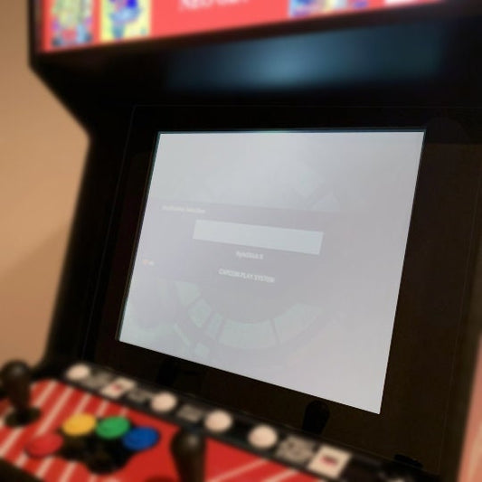 MVSX Classic NEOGEO Unico 19’’ upgrade - Arcade Replacement acrylic glass w/black bezel - cut to exact size of original pane