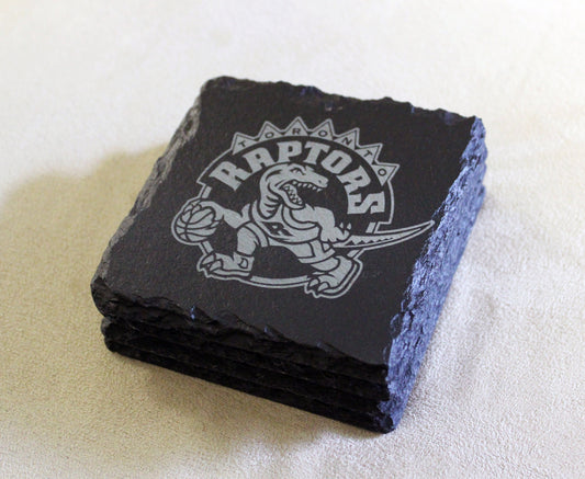 OG Toronto Raptors slate coasters - set of four