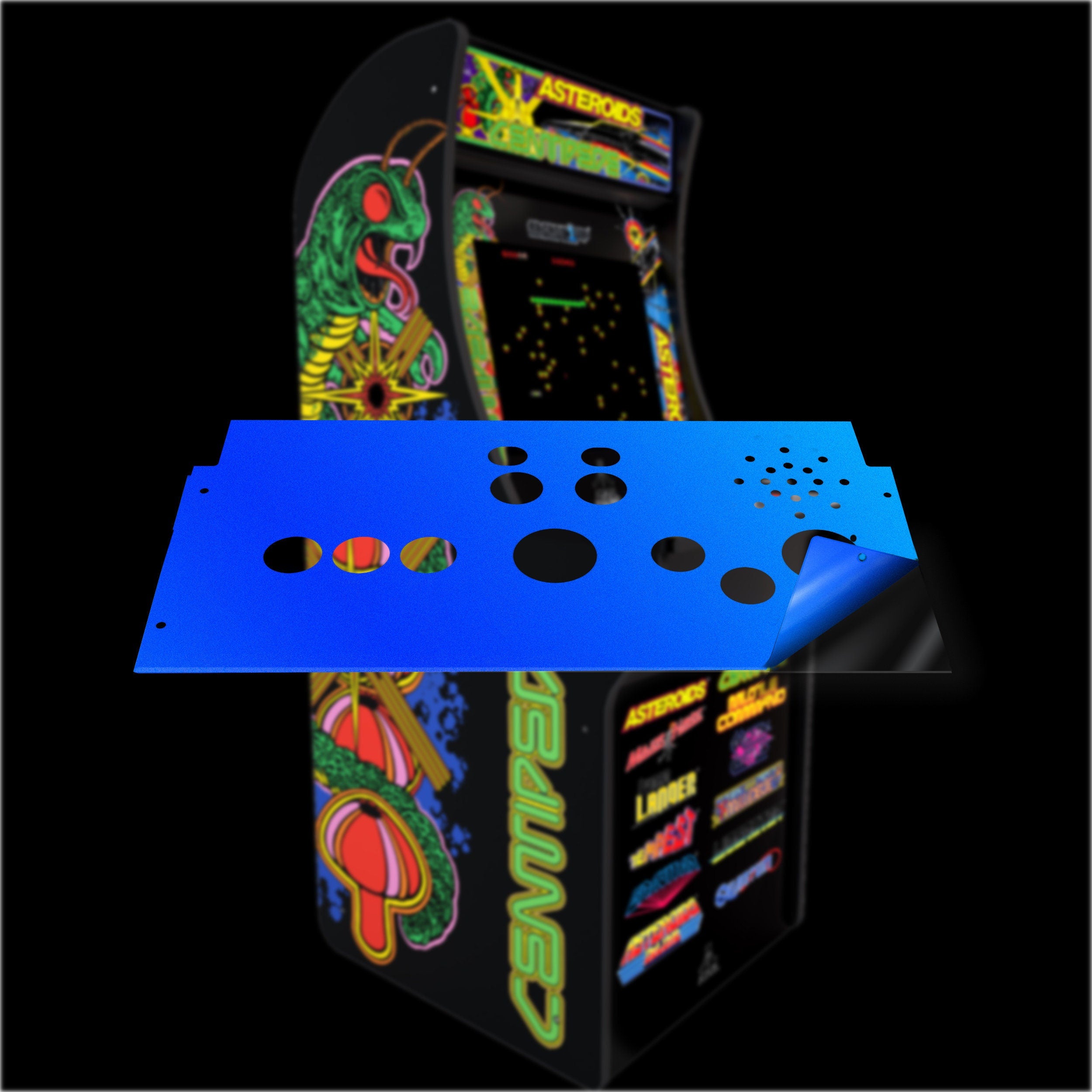Arcade1up "Atari 12 in 1" deck protector overlay - For the Arcade1up o ...