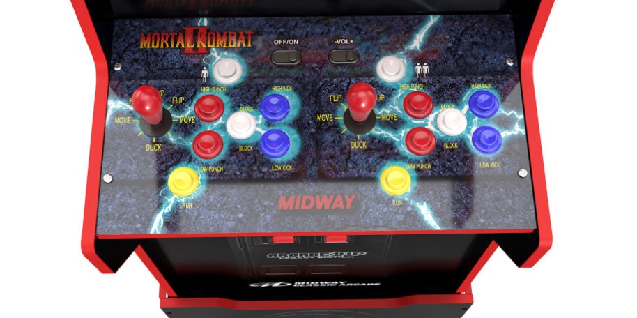Arcade1up Mortal Kombat 2 Legends deck protector overlay - For the Arcade1up original  "Mortal Kombat 2" Legends deck / panel